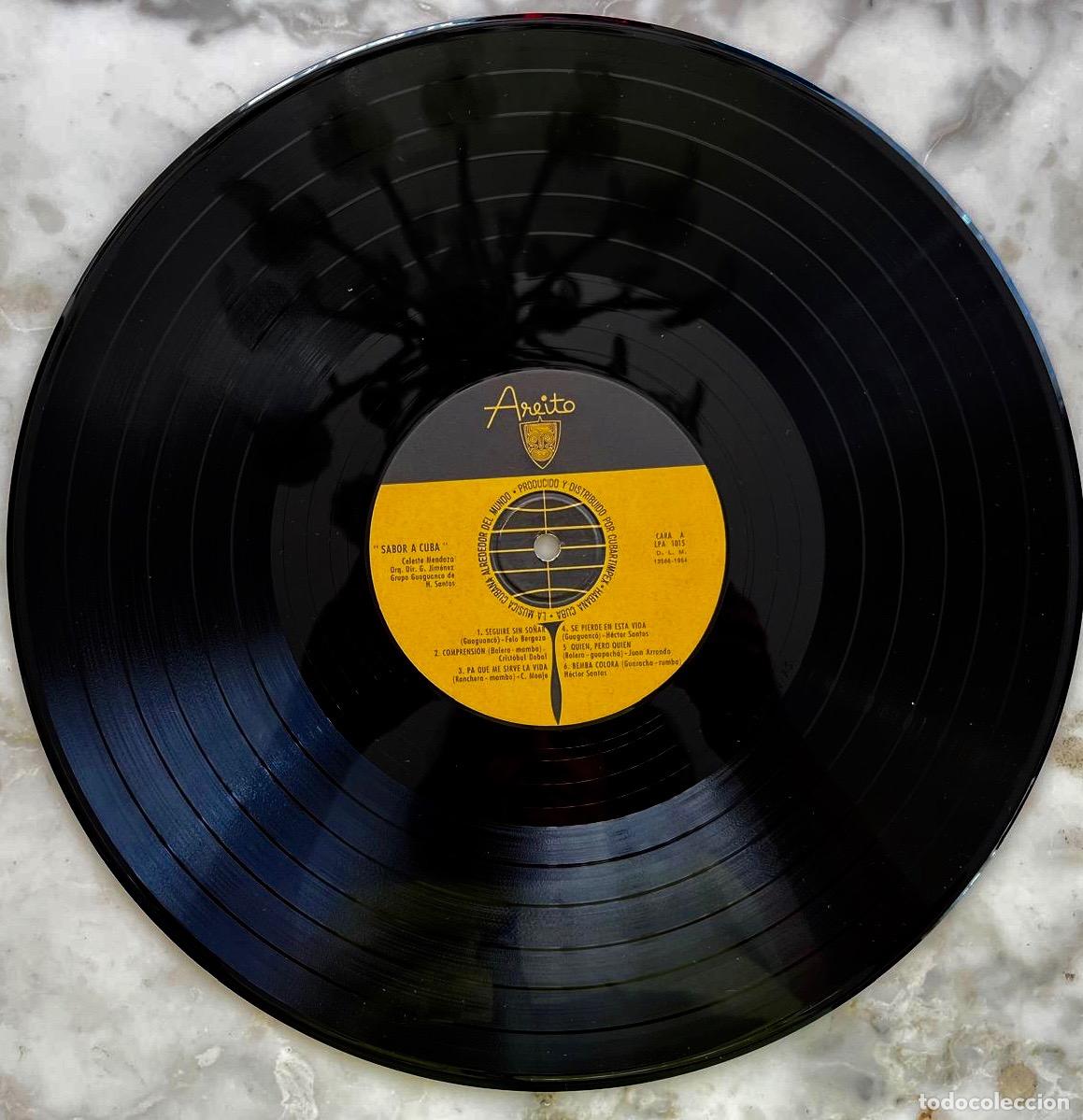 Discos de vinilo: CELESTE MENDOZA. SABOR A CUBA. LP ORIGINAL CUBA - Foto 3