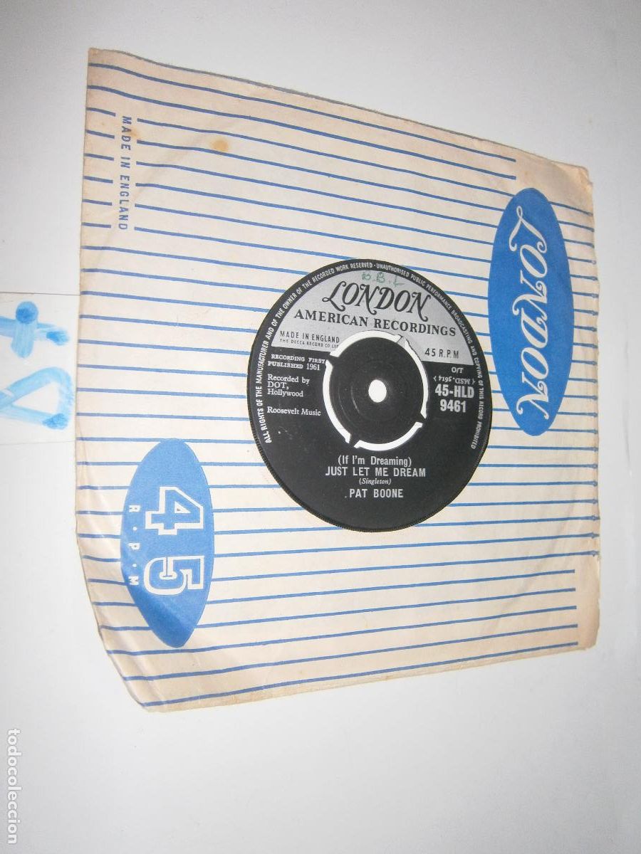 Discos de vinilo: ANTIGUO SINGLES - PAT BOONE - Foto 1