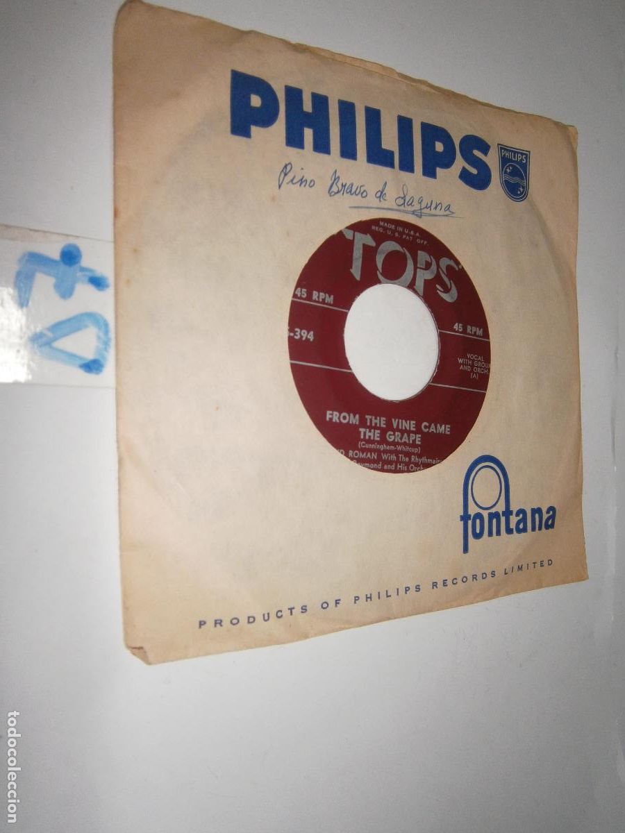 Discos de vinilo: ANTIGUO SINGLES - TOPS - Foto 1