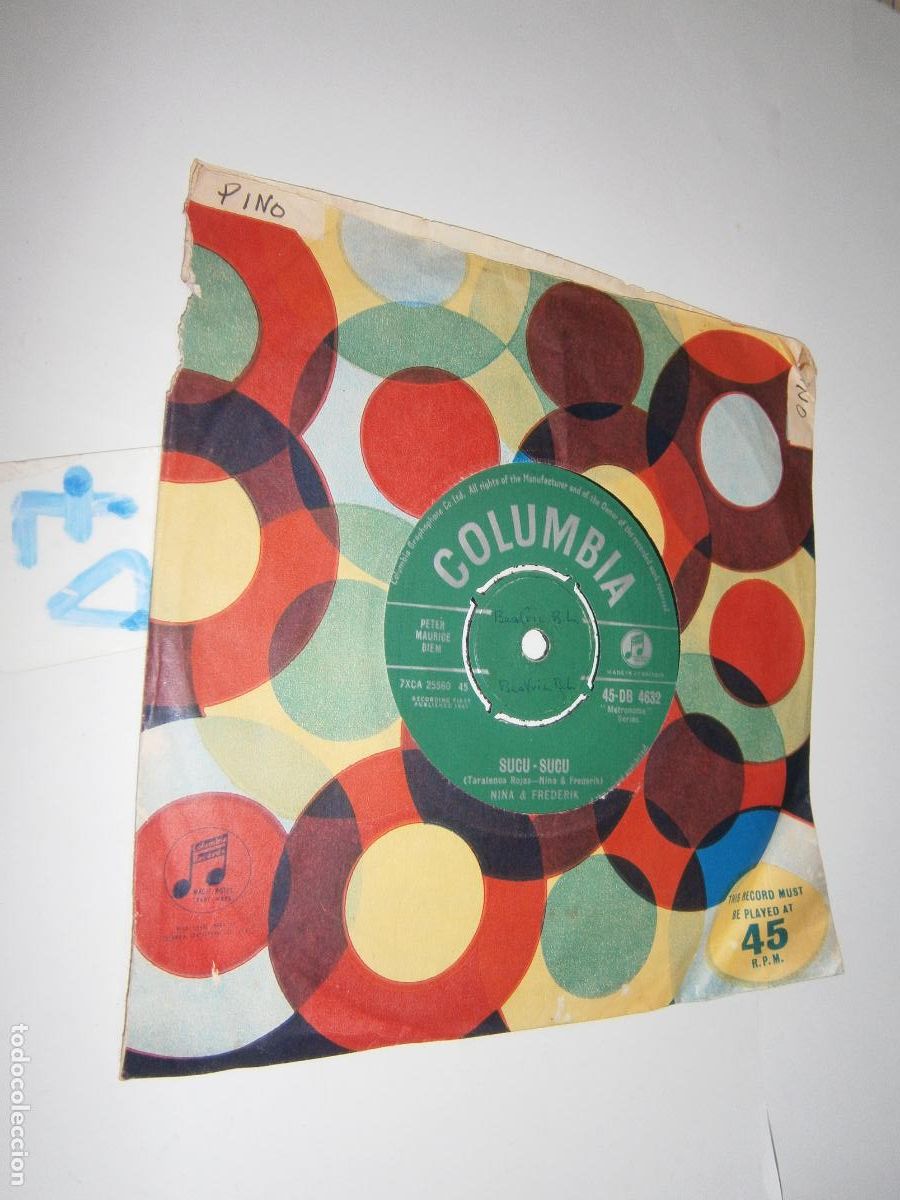 Discos de vinilo: ANTIGUO SINGLES - NINA & FREDERIK - Foto 1