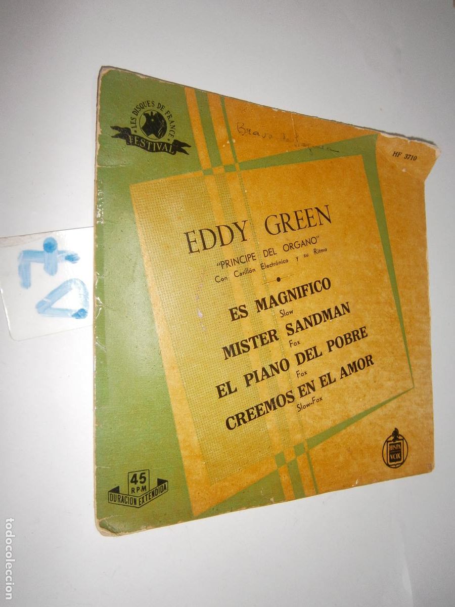 Discos de vinilo: ANTIGUO SINGLES - EDDY GREEN - Foto 1