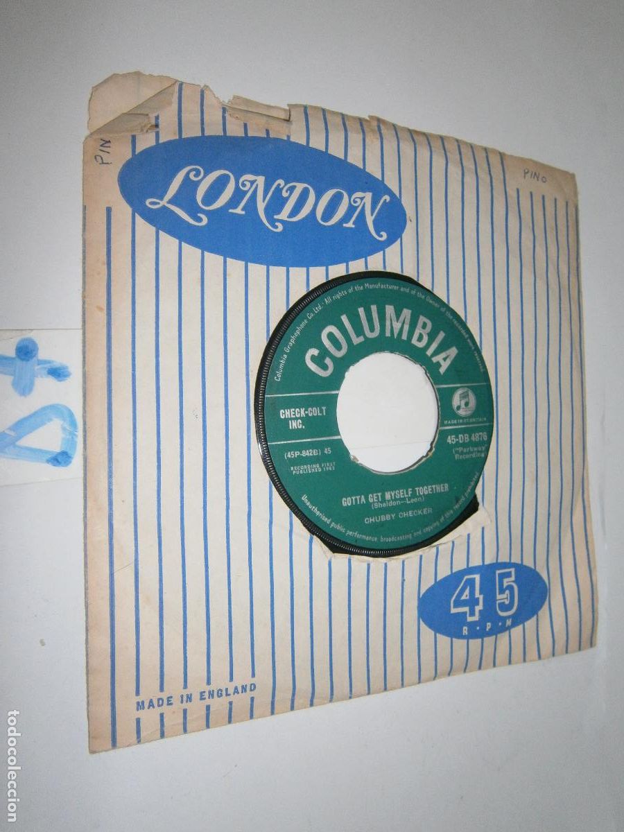 Discos de vinilo: ANTIGUO SINGLES - CHUBBY CHECKER - Foto 1