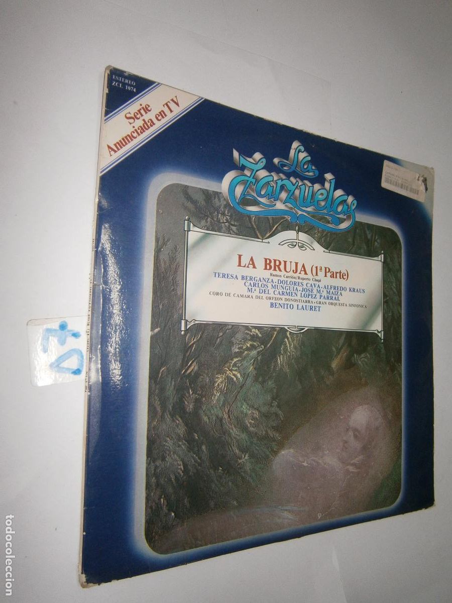 Discos de vinilo: ANTIGUO LP - ZARZUELA (LA BRUJA) - Foto 1