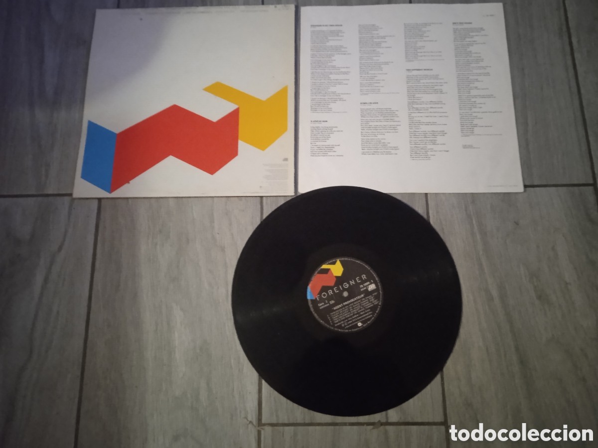 Discos de vinilo: FOREIGNER - AGENT PROVOCATEUR - SPAIN - WARNER - LM - - Foto 2