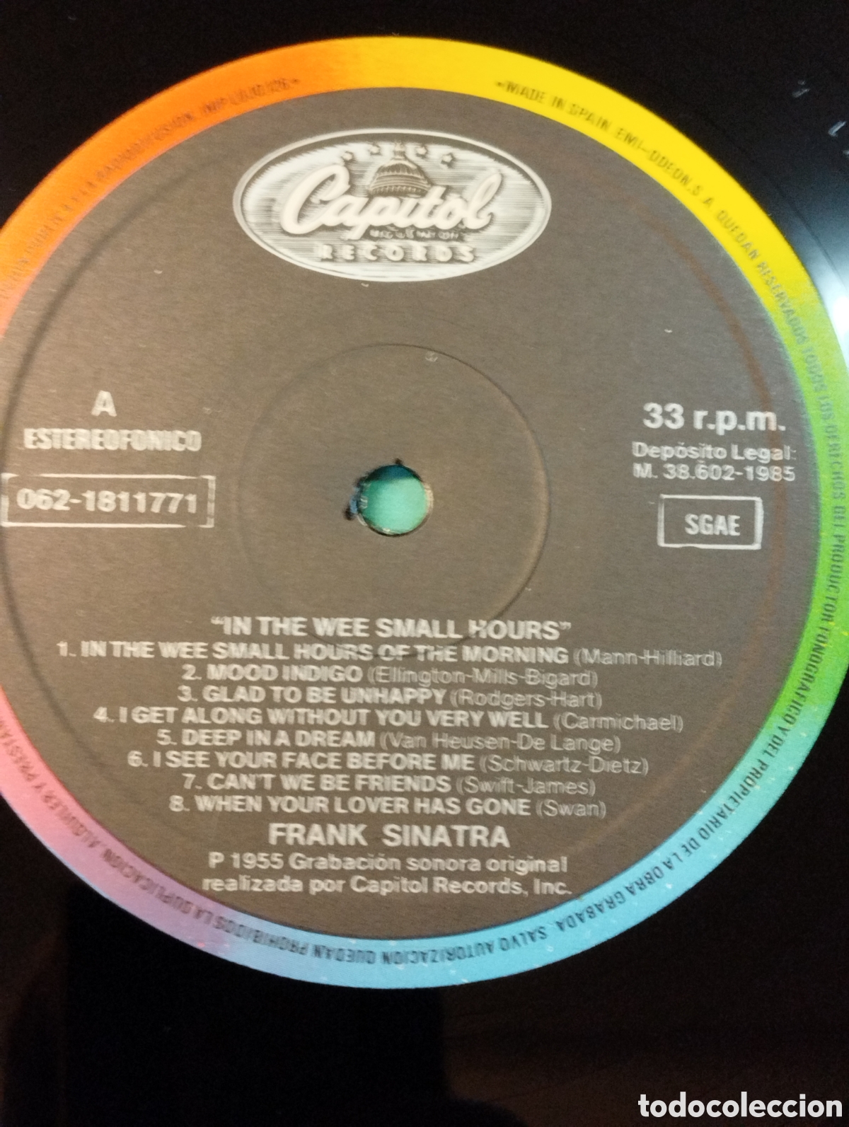 Discos de vinilo: Frank Sinatra songs for mi - Foto 5