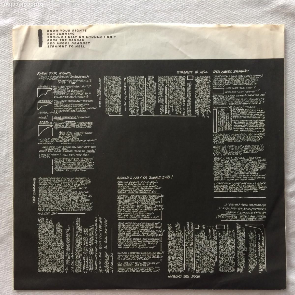 Discos de vinilo: The Clash &lrm;&ndash; Combat Rock USA 1982 Epic* - Foto 3