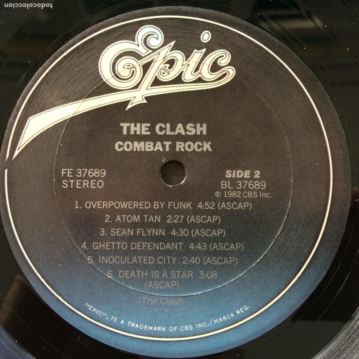Discos de vinilo: The Clash &lrm;&ndash; Combat Rock USA 1982 Epic* - Foto 5