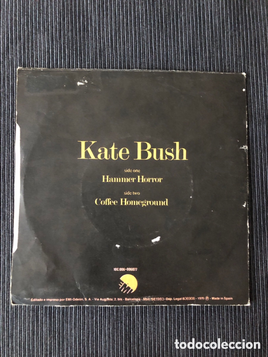 Discos de vinilo: Kate Bush Hammer horror 1978 - Foto 2