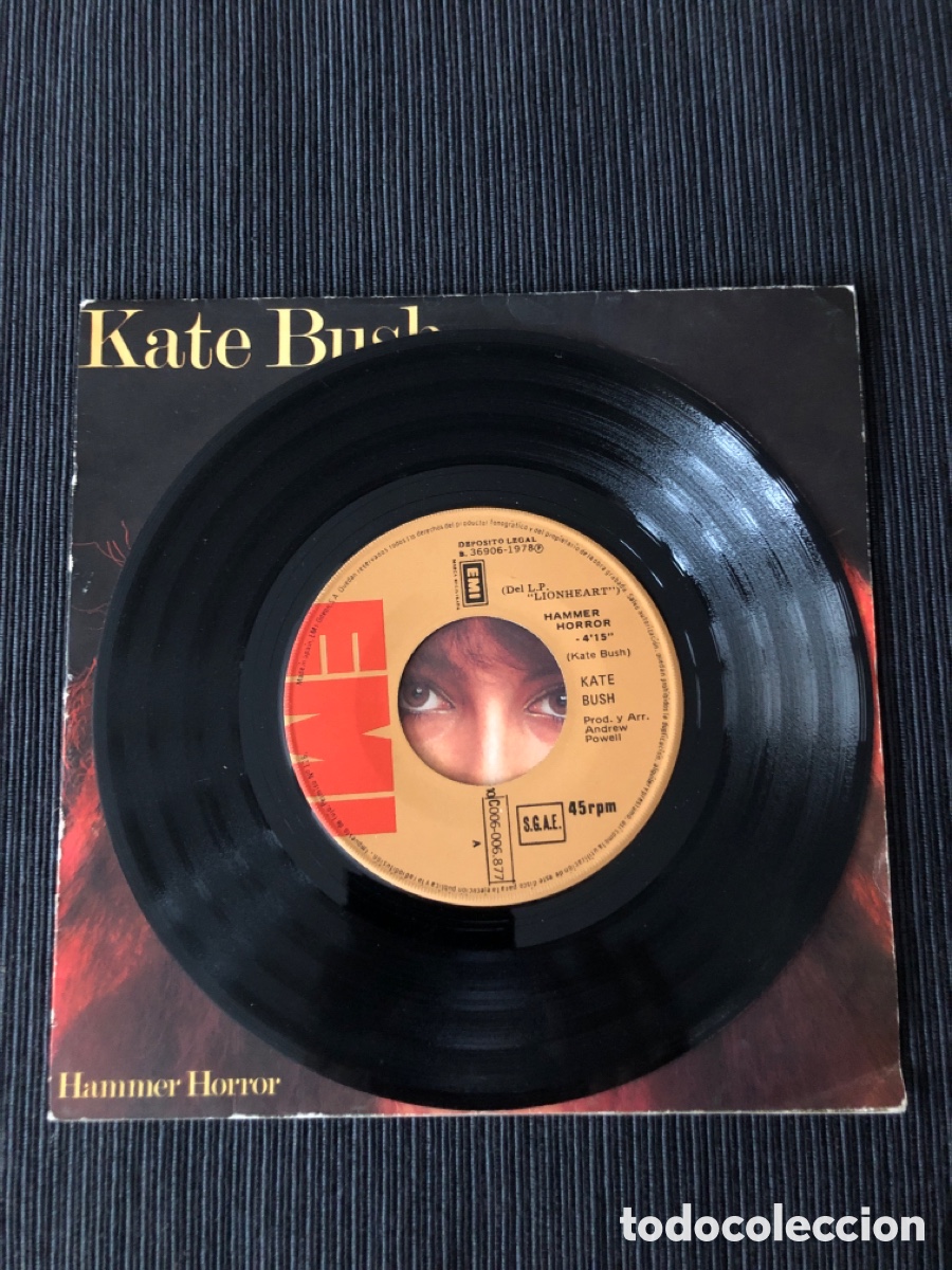 Discos de vinilo: Kate Bush Hammer horror 1978 - Foto 4