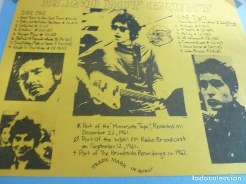 Discos de vinilo: Bob Dylan Blind Boy Grunt LP Us 1974 - Foto 2