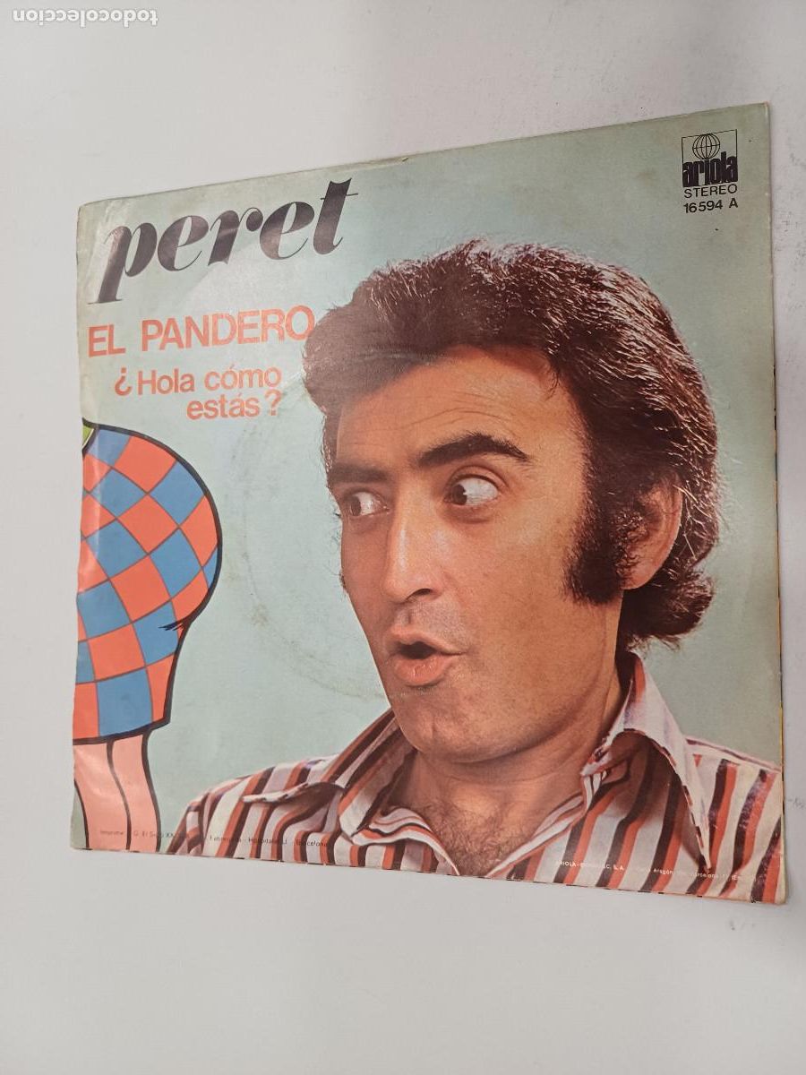 Discos de vinilo: PERET/EL PANDERO/SINGLE. - Foto 3