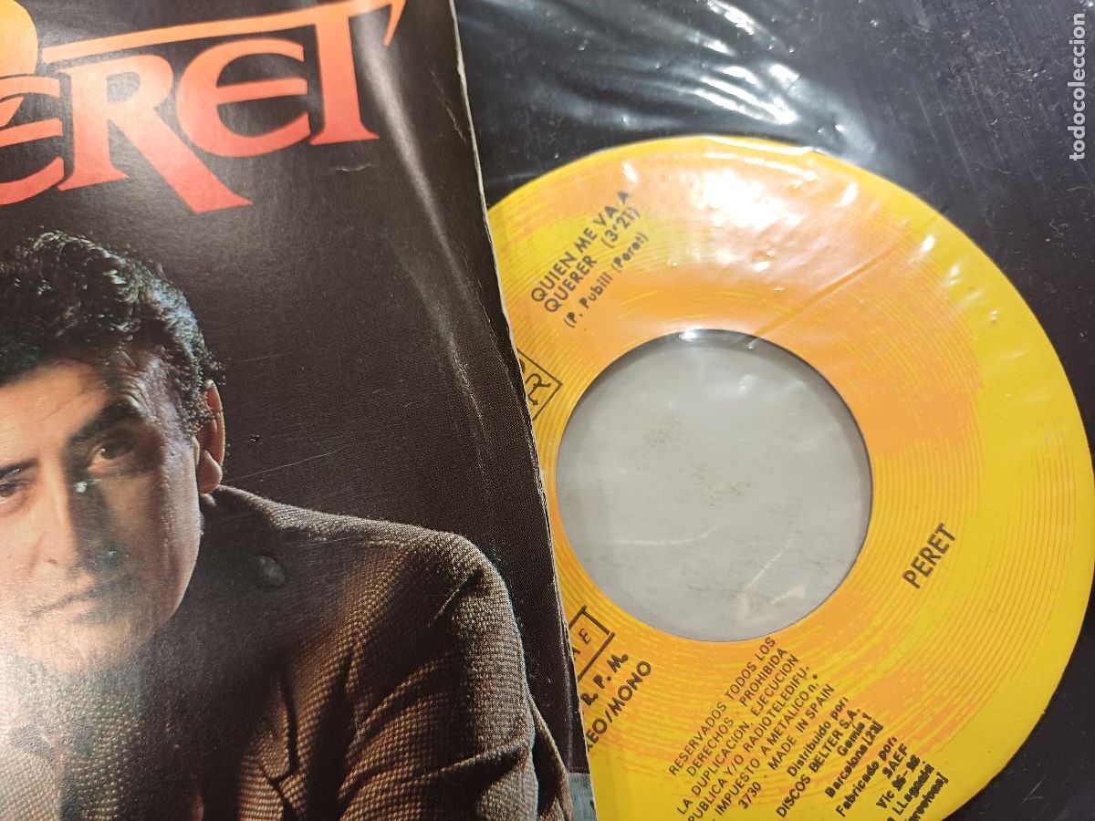 Discos de vinilo: PERET/EL JILGUERO/SINGLE. - Foto 2
