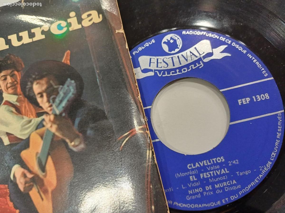 Discos de vinilo: NINO DE MURCIA/ADIOS MI VIDA/SINGLE. - Foto 2