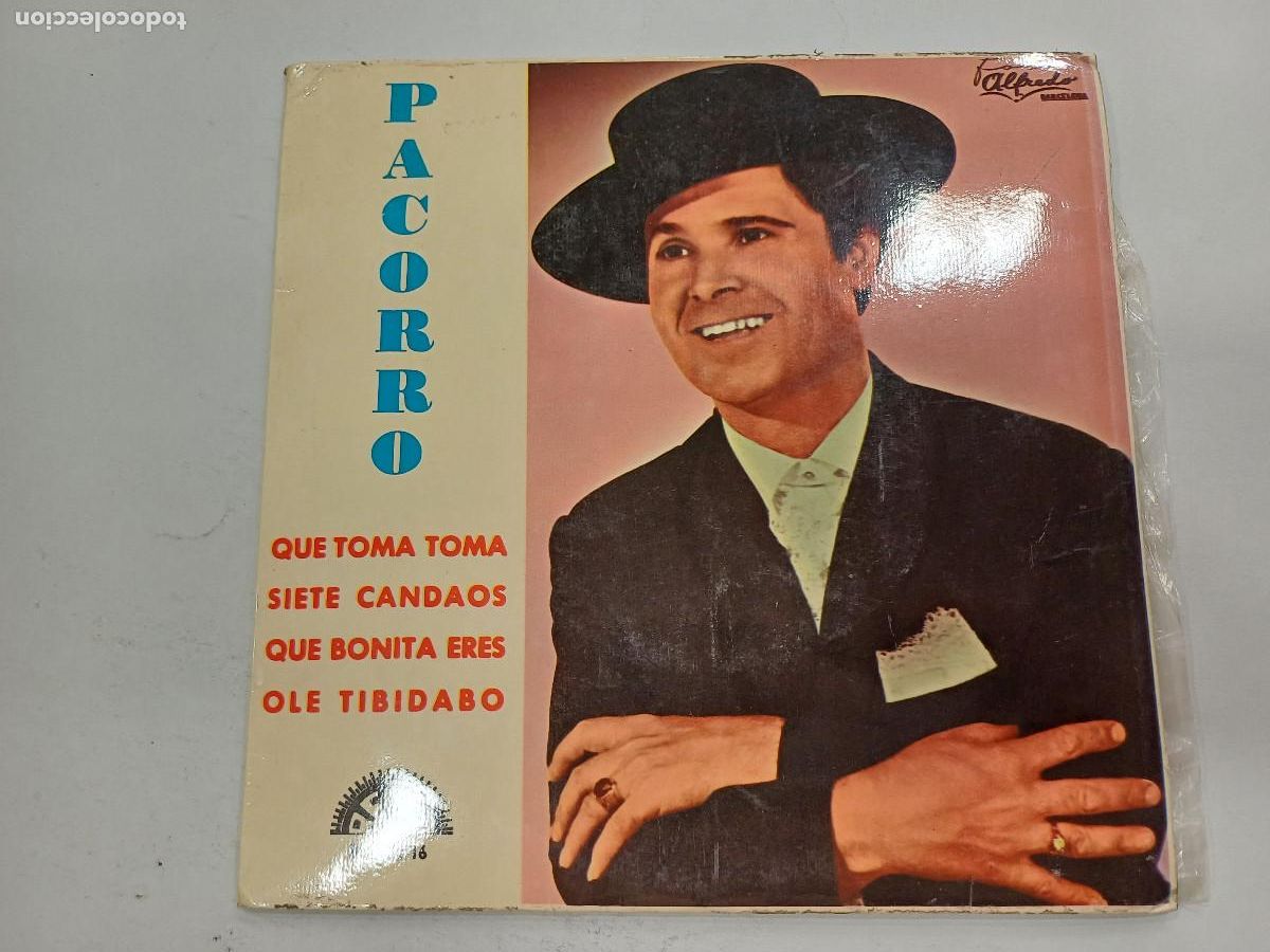 Discos de vinilo: PACORRO/QUE TOMA TOMA/SINGLE. - Foto 1
