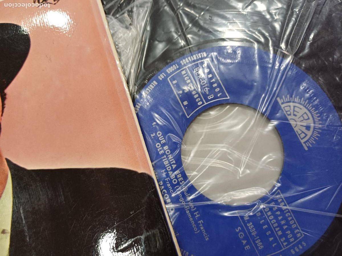 Discos de vinilo: PACORRO/QUE TOMA TOMA/SINGLE. - Foto 2