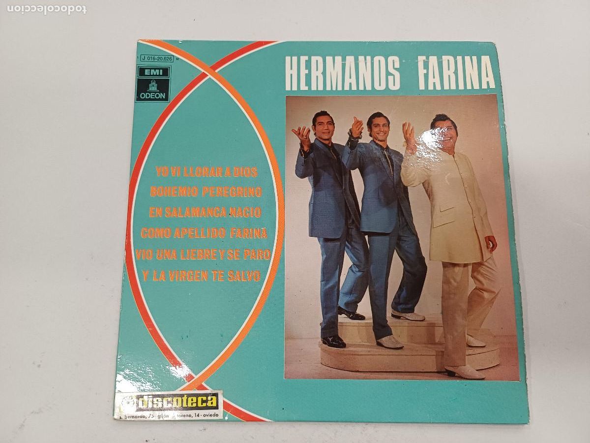 Discos de vinilo: HERMANOS FARINA/YO VI LLORAR A DIOS/SINGLE. - Foto 1