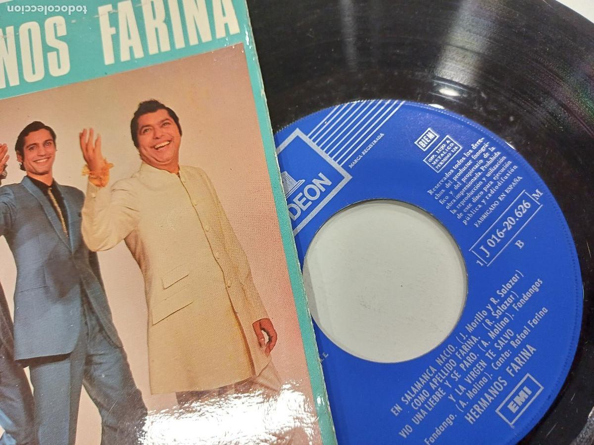 Discos de vinilo: HERMANOS FARINA/YO VI LLORAR A DIOS/SINGLE. - Foto 2