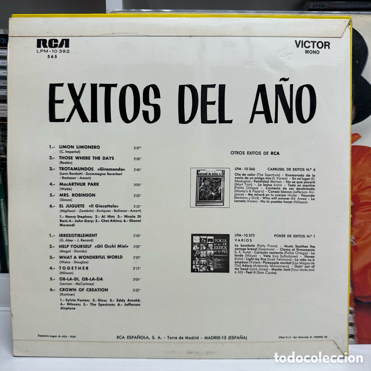 Discos de vinilo: Various - Exitos Del A&ntilde;o (LP, Comp, Mono) - Foto 2