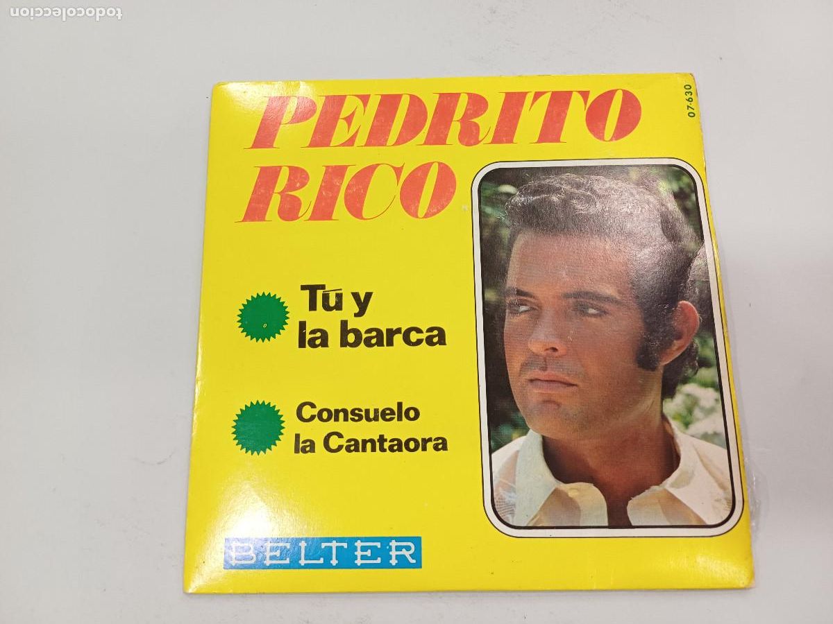 Discos de vinilo: PEDRITO RICO/TU Y LA BARCA/SINGLE. - Foto 1