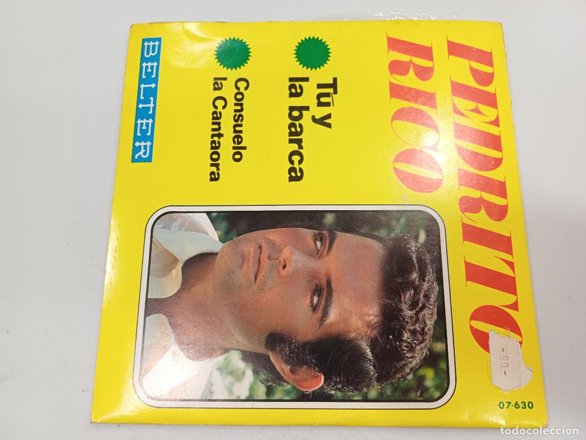 Discos de vinilo: PEDRITO RICO/TU Y LA BARCA/SINGLE. - Foto 3
