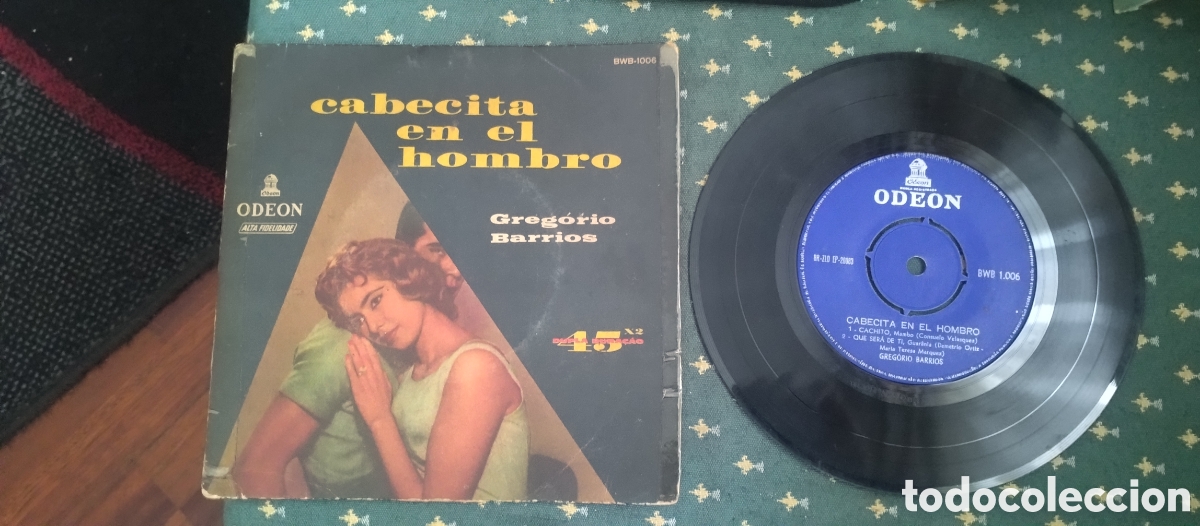 Discos de vinilo: Disco de vinilo LP Gregorio Barrios - Foto 1