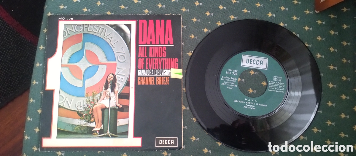 Discos de vinilo: Disco d&eacute; vinilo LP Dana - Foto 1