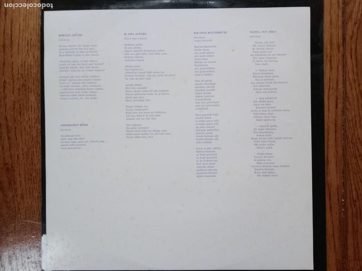 Discos de vinilo: Imanol - amodioaren berri - Foto 4