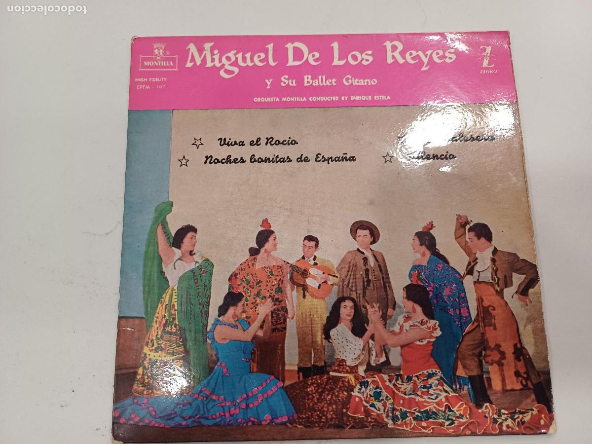 Discos de vinilo: MIGUEL DE LOS REYES/VIVA EL ROCIO/SINGLE. - Foto 1