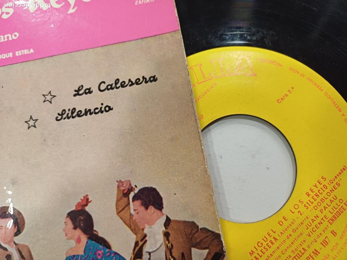 Discos de vinilo: MIGUEL DE LOS REYES/VIVA EL ROCIO/SINGLE. - Foto 2