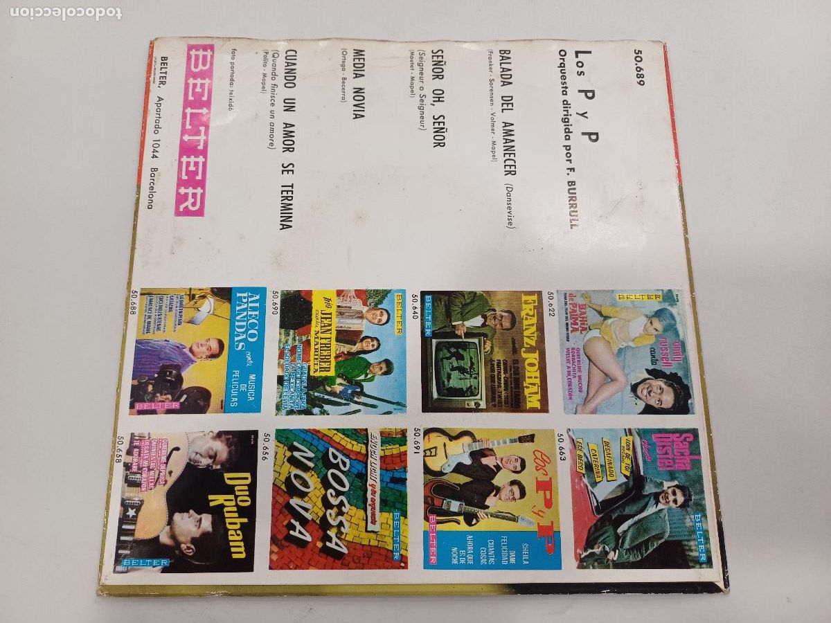 Discos de vinilo: LOS P Y P/BALADA DEL AMANECER/SINGLE. - Foto 3