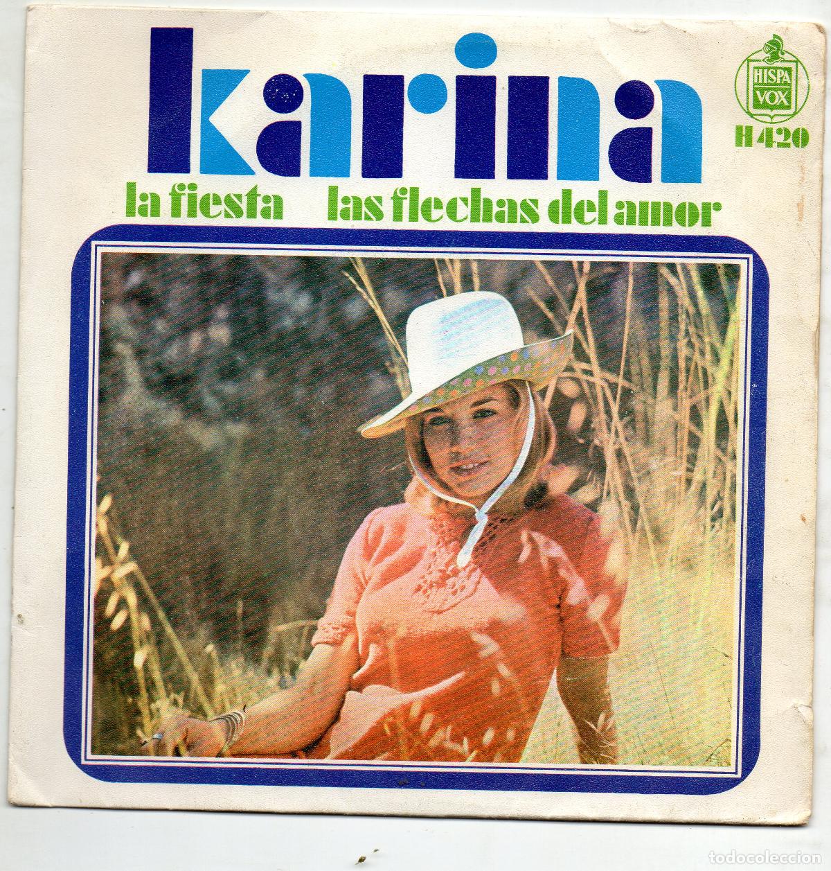 Discos de vinilo: KARINA - LA FIESTA - 1968 - SINGLE - Foto 1