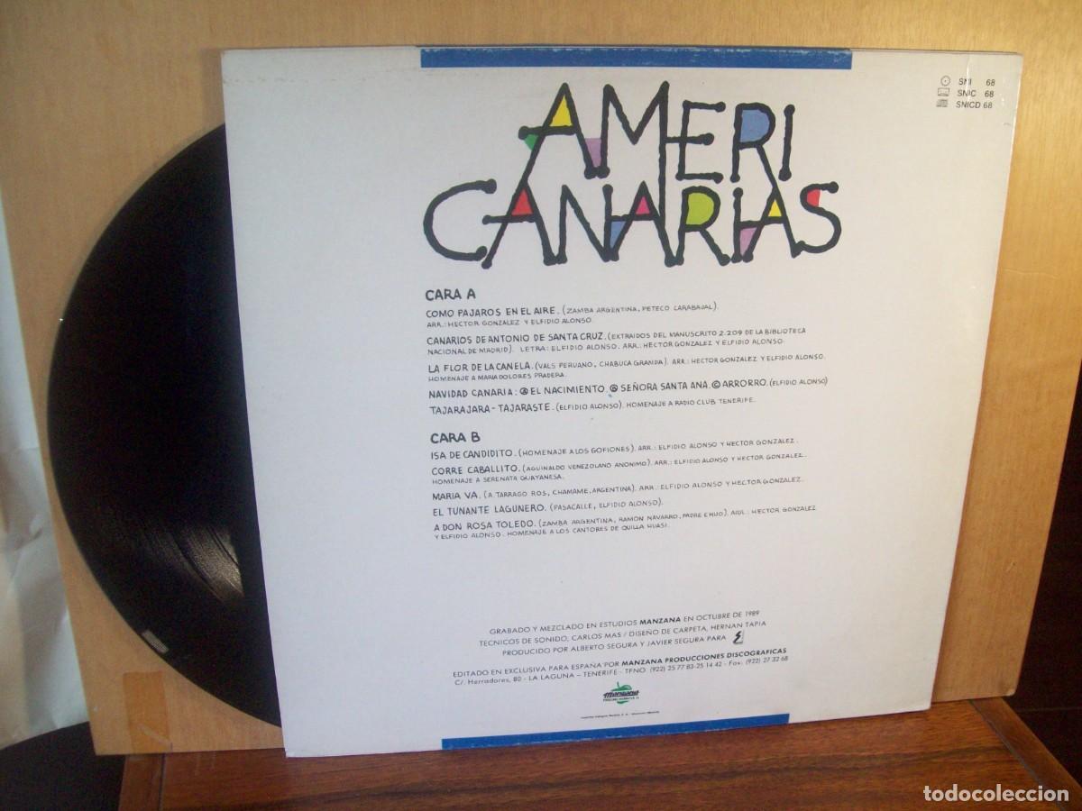 Discos de vinilo: LOS SABADE&Ntilde;OS - AMERICANARIAS - LP - Foto 2