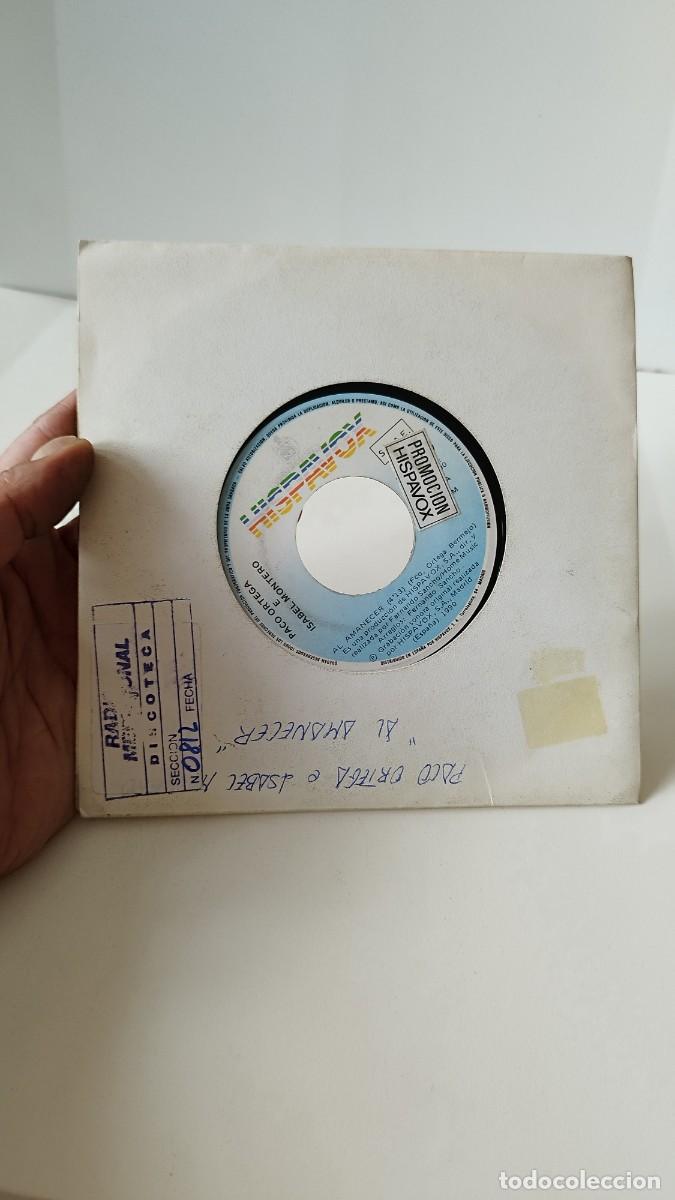 Discos de vinilo: Paco Ortega e Isabel Montero,canci&oacute;n breve N&deg;3. Single - Foto 3
