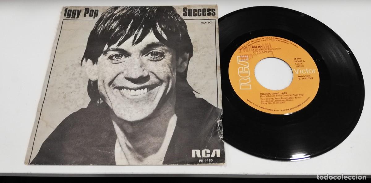 Discos de vinilo: MOST-Iggy Pop - Success = Exito (7&rdquo;, Single) - Foto 1
