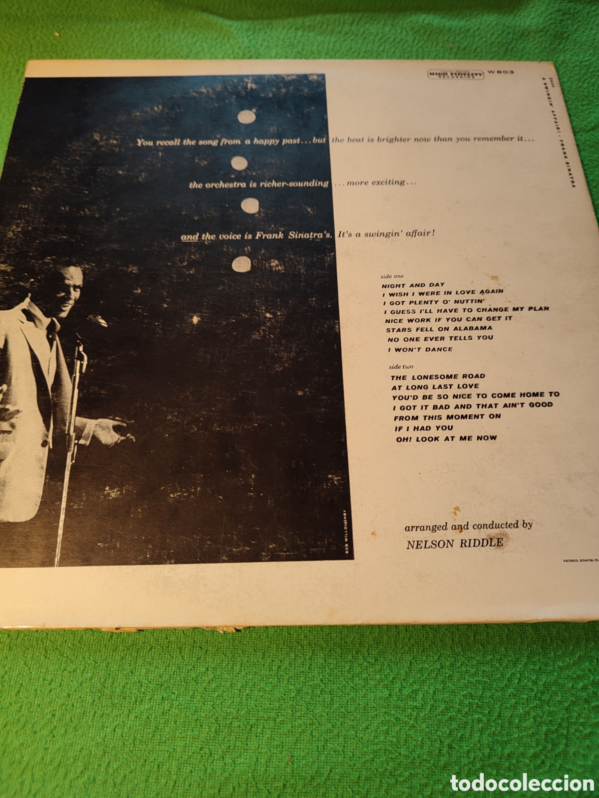 Discos de vinilo: Frank Sinatra - A Swingin Affair - Foto 2