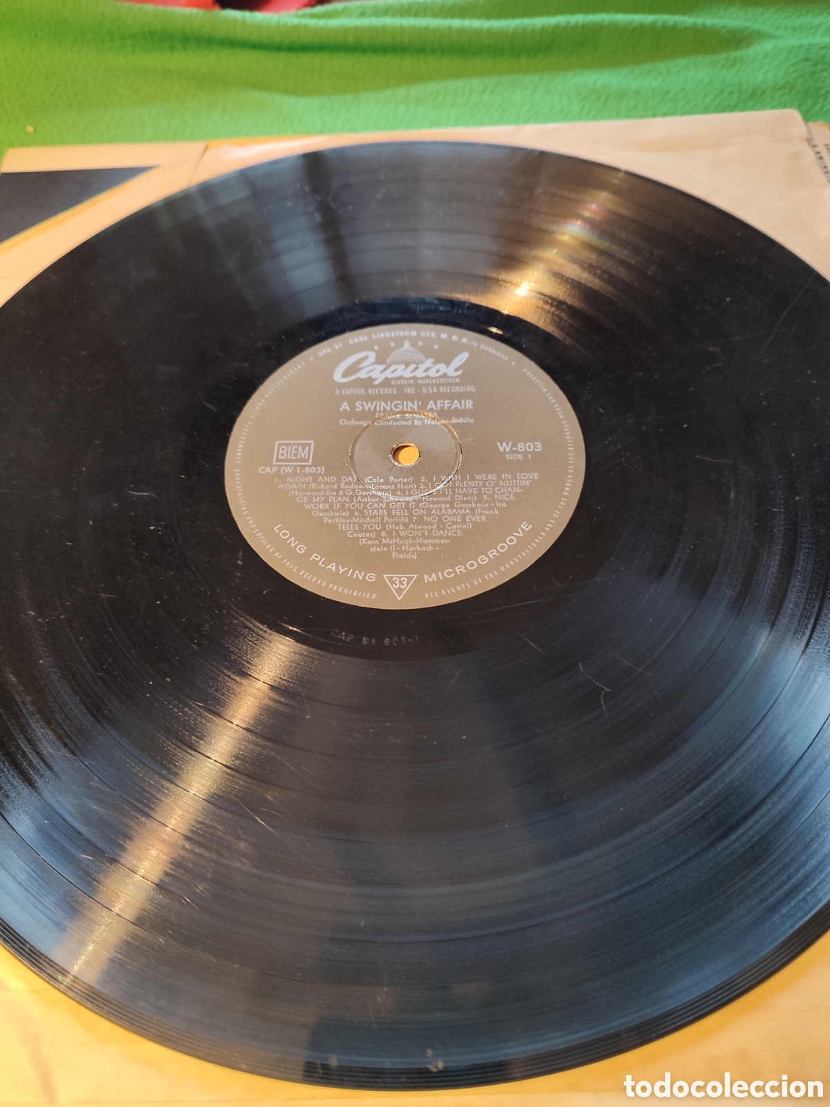 Discos de vinilo: Frank Sinatra - A Swingin Affair - Foto 3