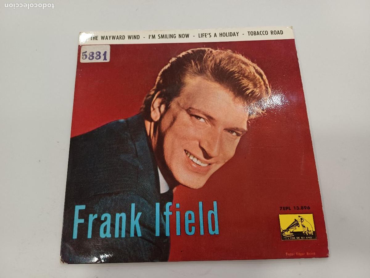 Discos de vinilo: FRANK IFIELD/THE WAYWARD WIND/SINGLE. - Foto 1