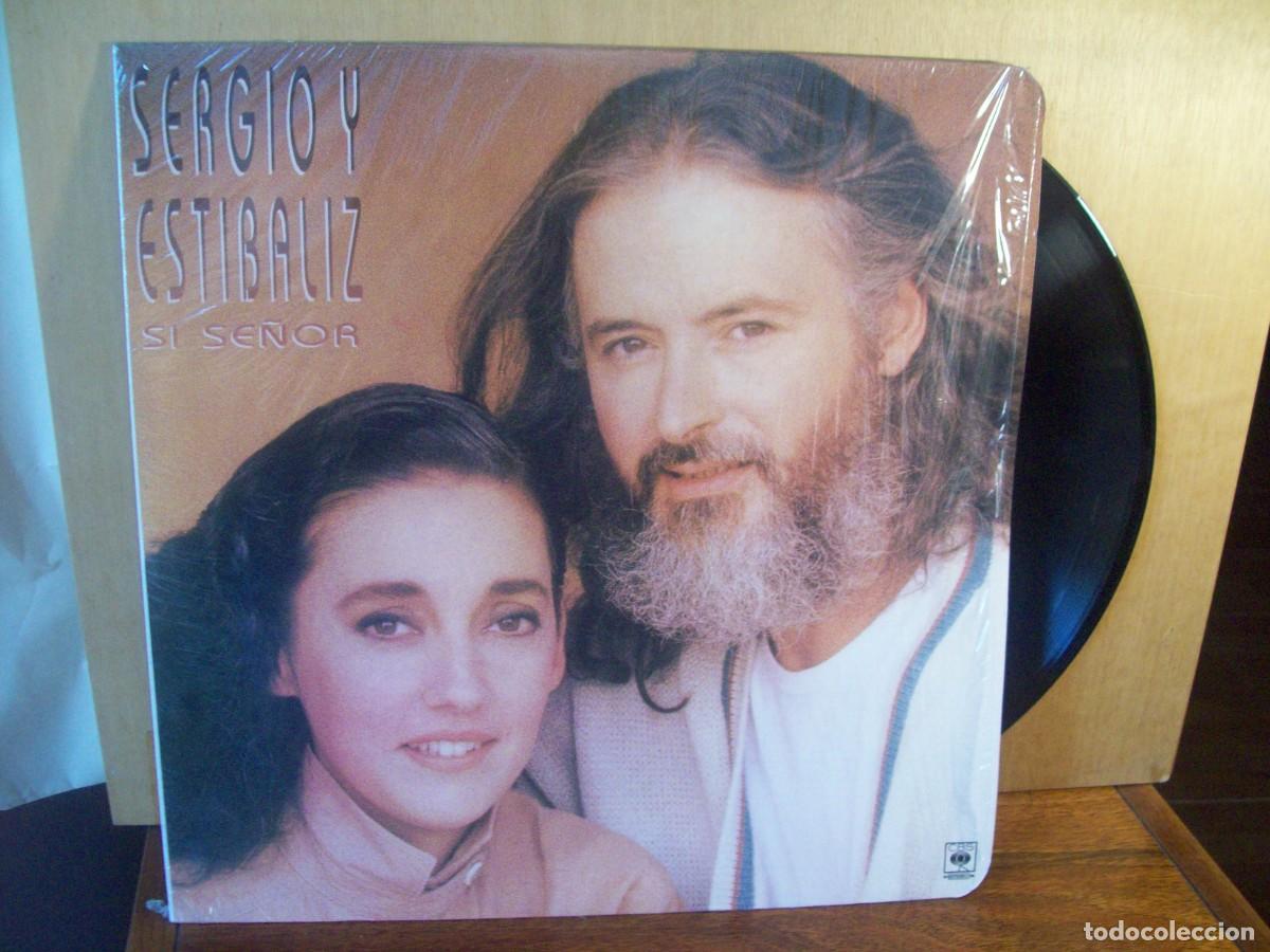Discos de vinilo: SERGIO Y ESTIBALIZ - SI SE&Ntilde;OR - LP - Foto 1