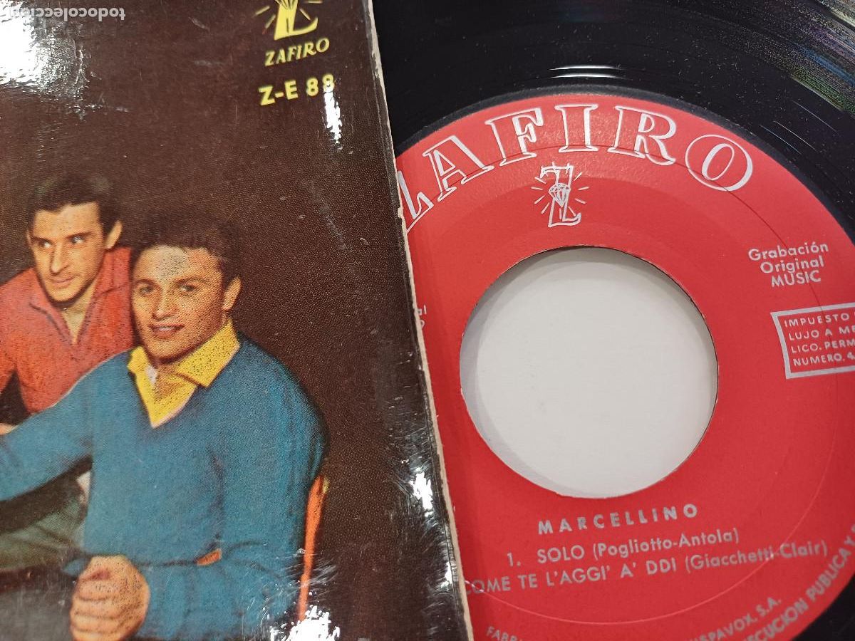 Discos de vinilo: MARCELLINO/SOLO/SINGLE. - Foto 2
