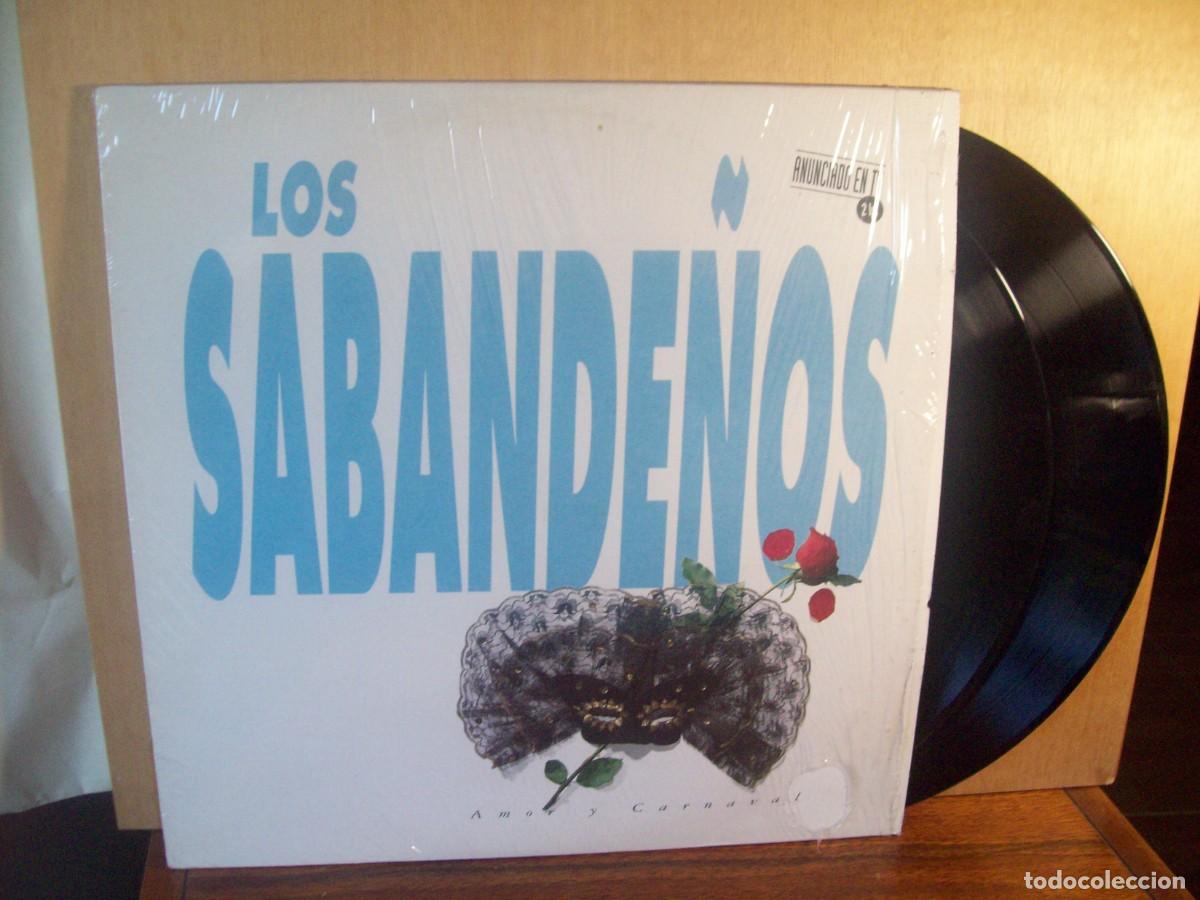 Discos de vinilo: LOS SABANDE&Ntilde;OS - AMOR Y CARNAVAL - DOBLE LP - Foto 1