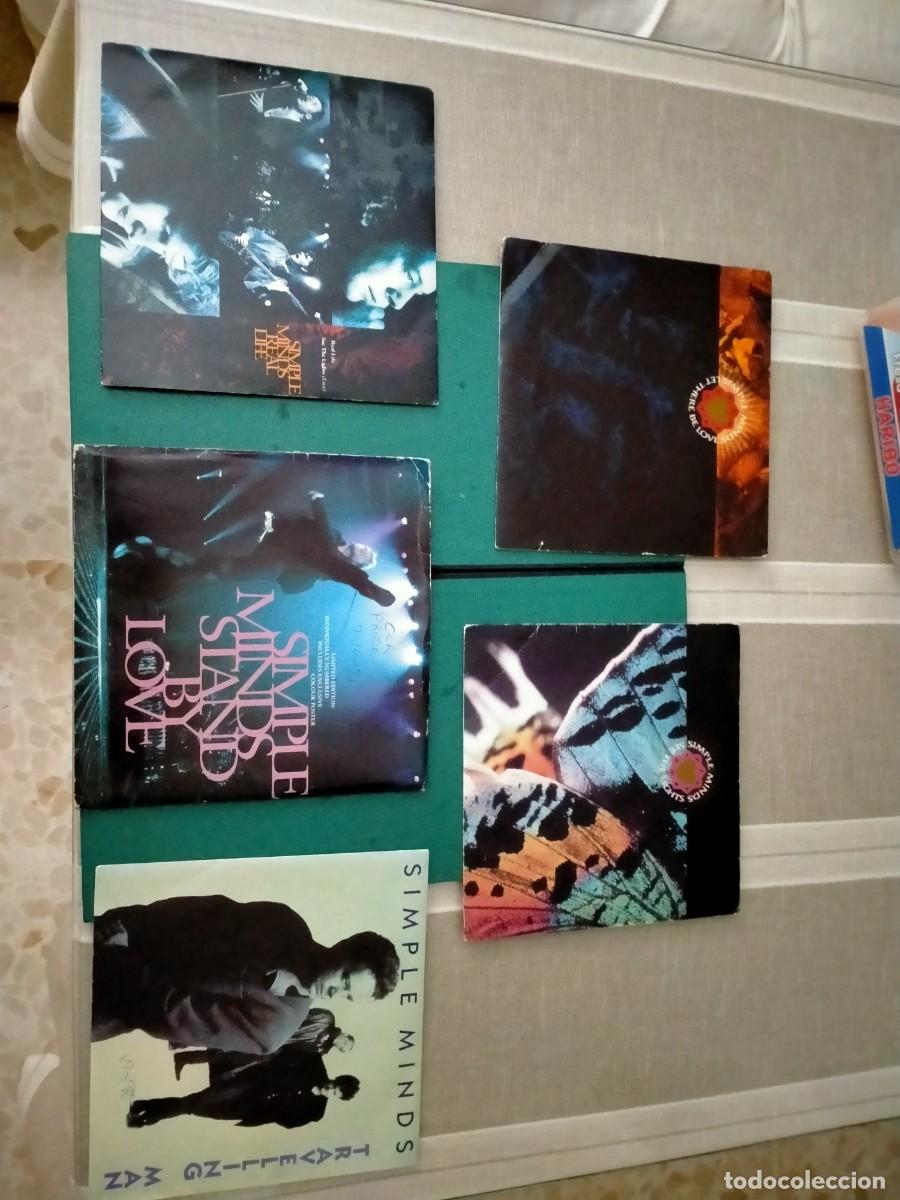 Disques de vinyle: vinilos single de simple minds 5 titulos