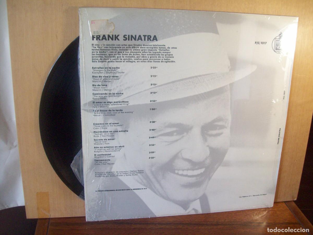 Discos de vinilo: FRANK SINATRA - EXTRA&Ntilde;OS EN LA NOCHE Y OTROS EXITOS DE PELICULAS - LP - Foto 2