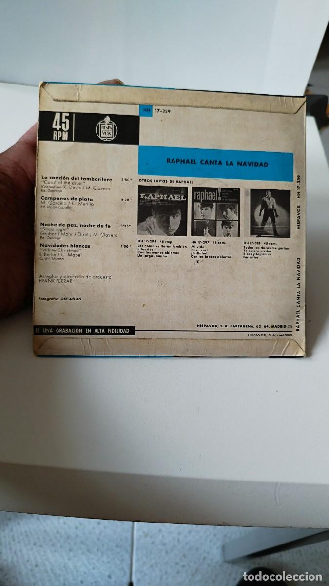 Discos de vinilo: Raphael - canta la navidad. Single 7. - Foto 2