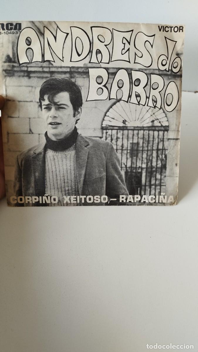 Discos de vinilo: Andres Do Barro &ndash; Corpi&ntilde;o Xeitoso / Rapaci&ntilde;a. Single 7&rdquo;. - Foto 1