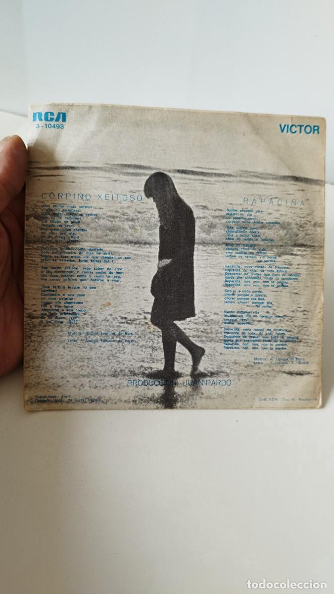 Discos de vinilo: Andres Do Barro &ndash; Corpi&ntilde;o Xeitoso / Rapaci&ntilde;a. Single 7&rdquo;. - Foto 2