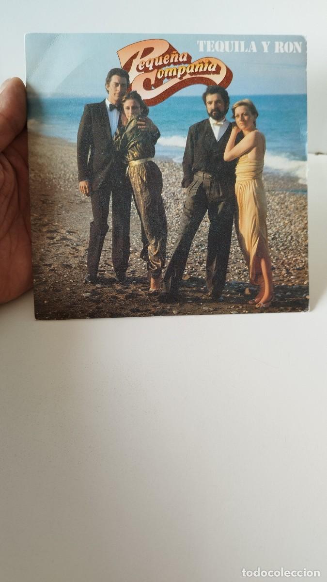 Discos de vinilo: Peque&ntilde;a Compa&ntilde;&iacute;a, tequila y ron. Single 7&rdquo;. - Foto 1