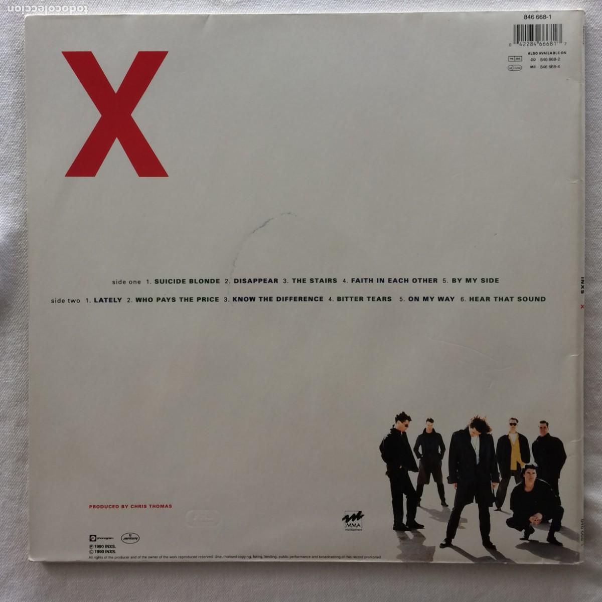 Discos de vinilo: INXS &lrm;&ndash; X Holanda 1990 Mercury* - Foto 2