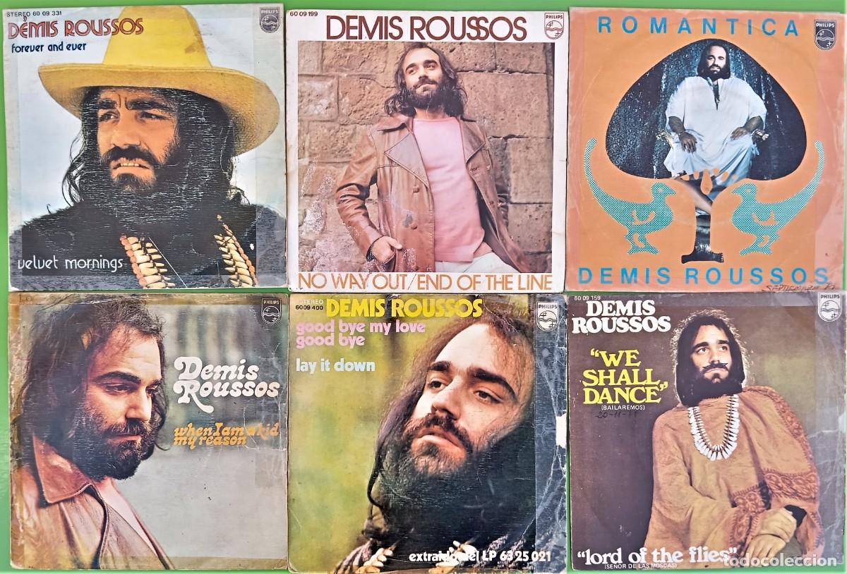 Discos de vinilo: Lote 6 singles de Demis Roussos - Foto 1