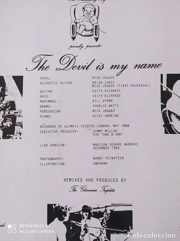 Discos de vinilo: Rolling Stones Devil is my name LP VG++ - Foto 4