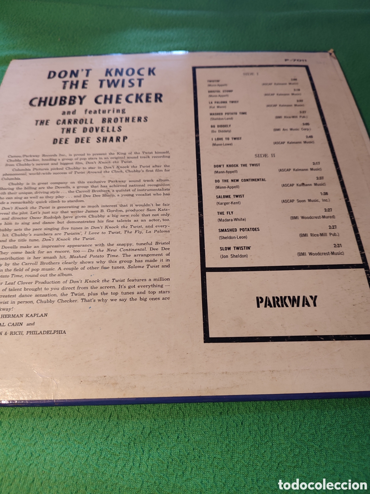 Discos de vinilo: Chubby Checker - Dont knock the Twist - Foto 2